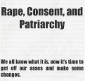 rape consent and p